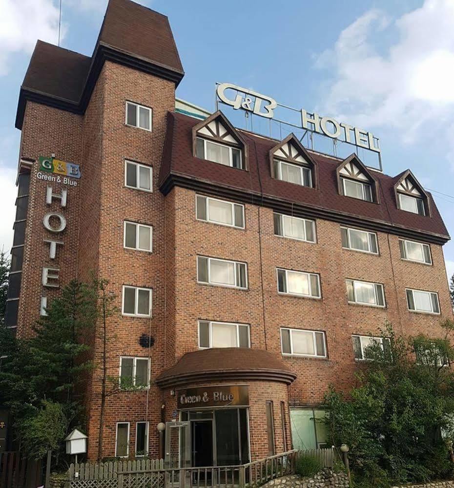 Green And Blue Hotel Pyeongchang Luaran gambar